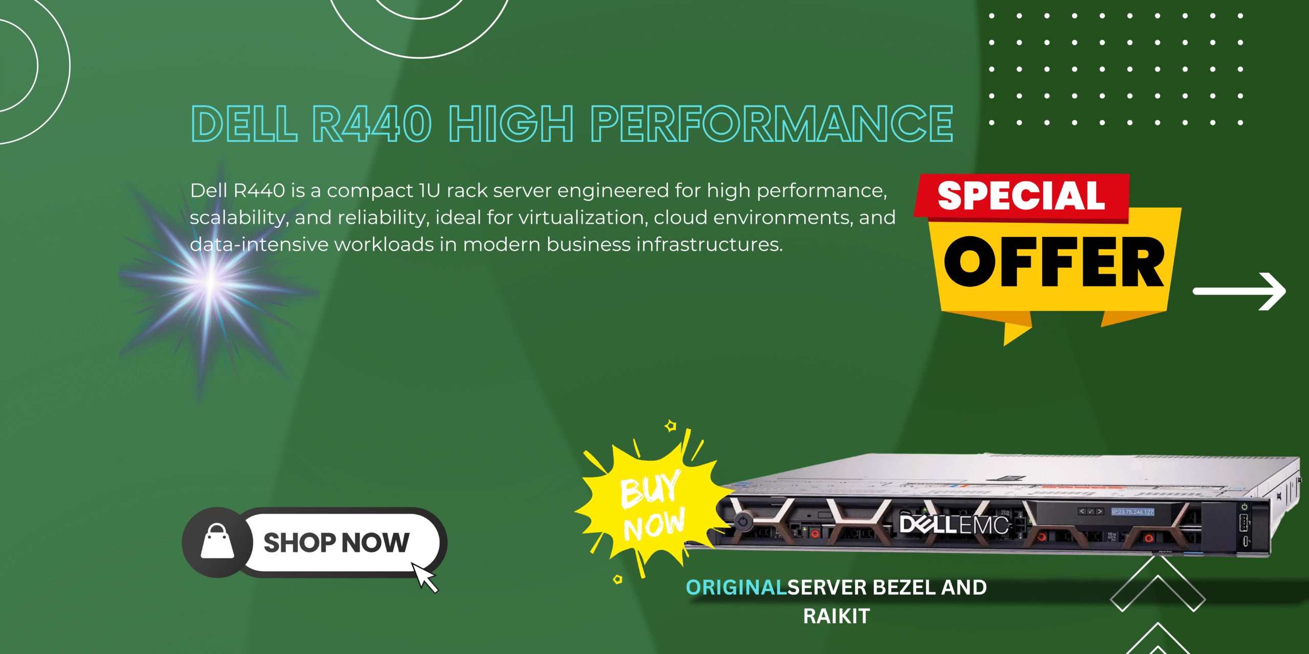 Dell PowerEdge R440 server