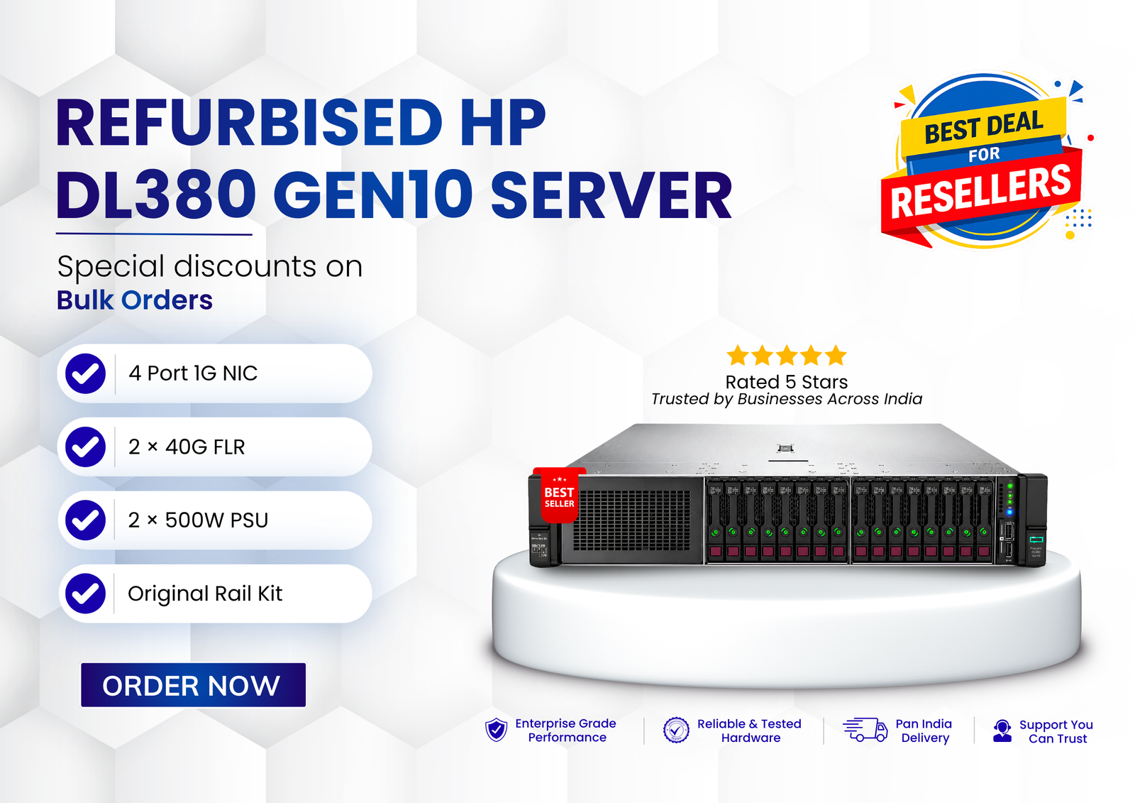 HP DL380 G10 SERVER
