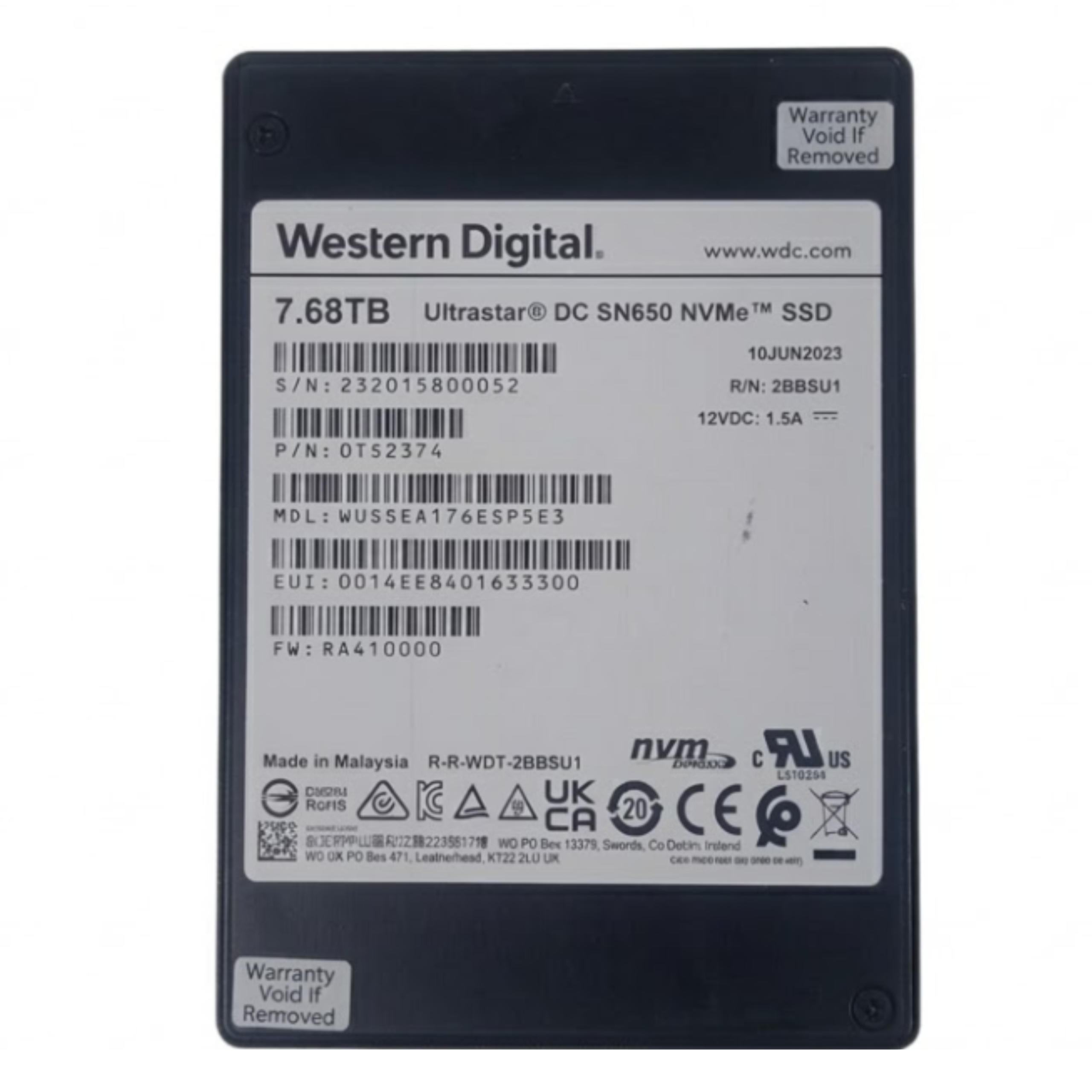 Orange Headphones Sale Social Media Graphic (4) 7.68TB NVME SSD WESTERN DIGITAL