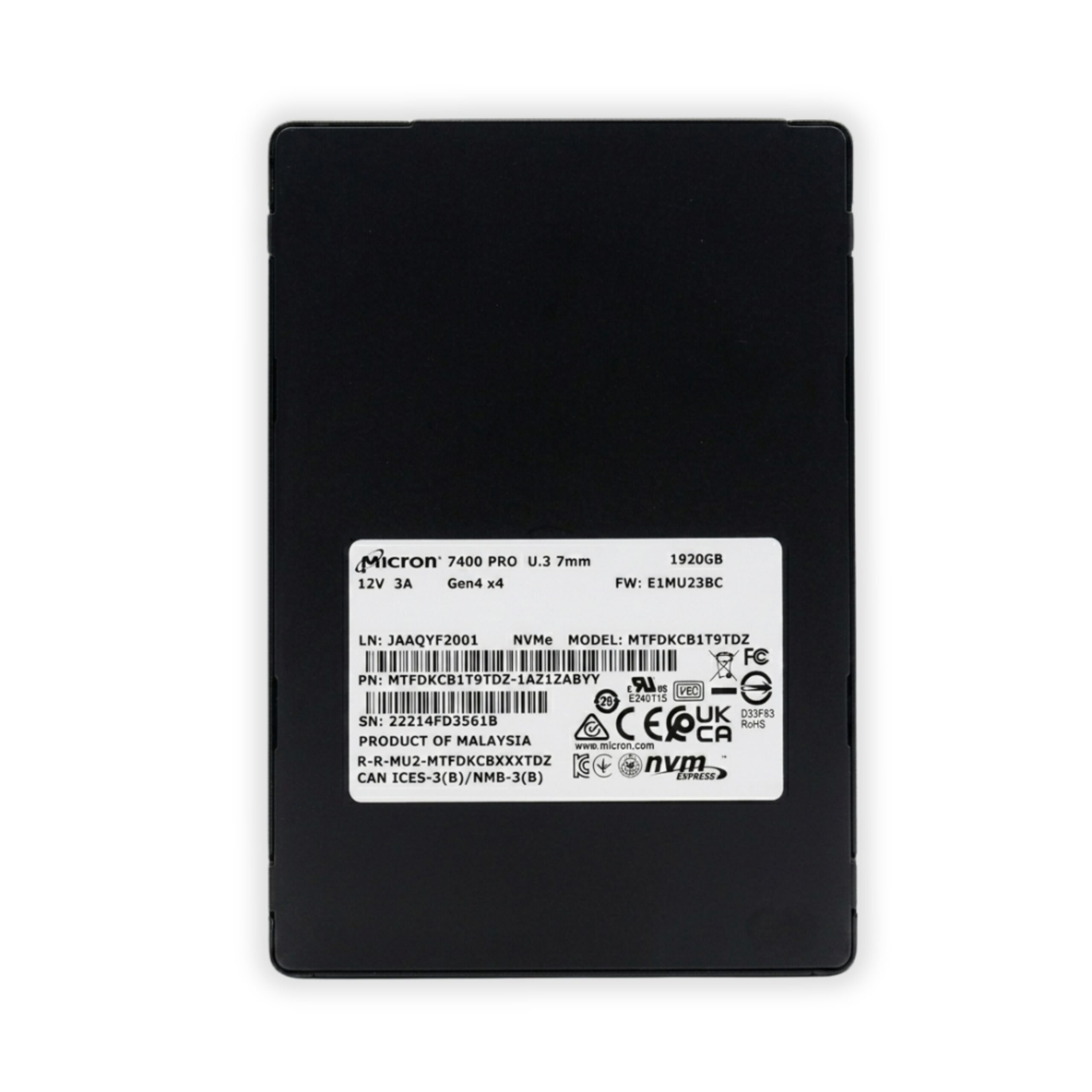 Orange Headphones Sale Social Media Graphic (6) 1.92TB NVME SSD U.3/G4