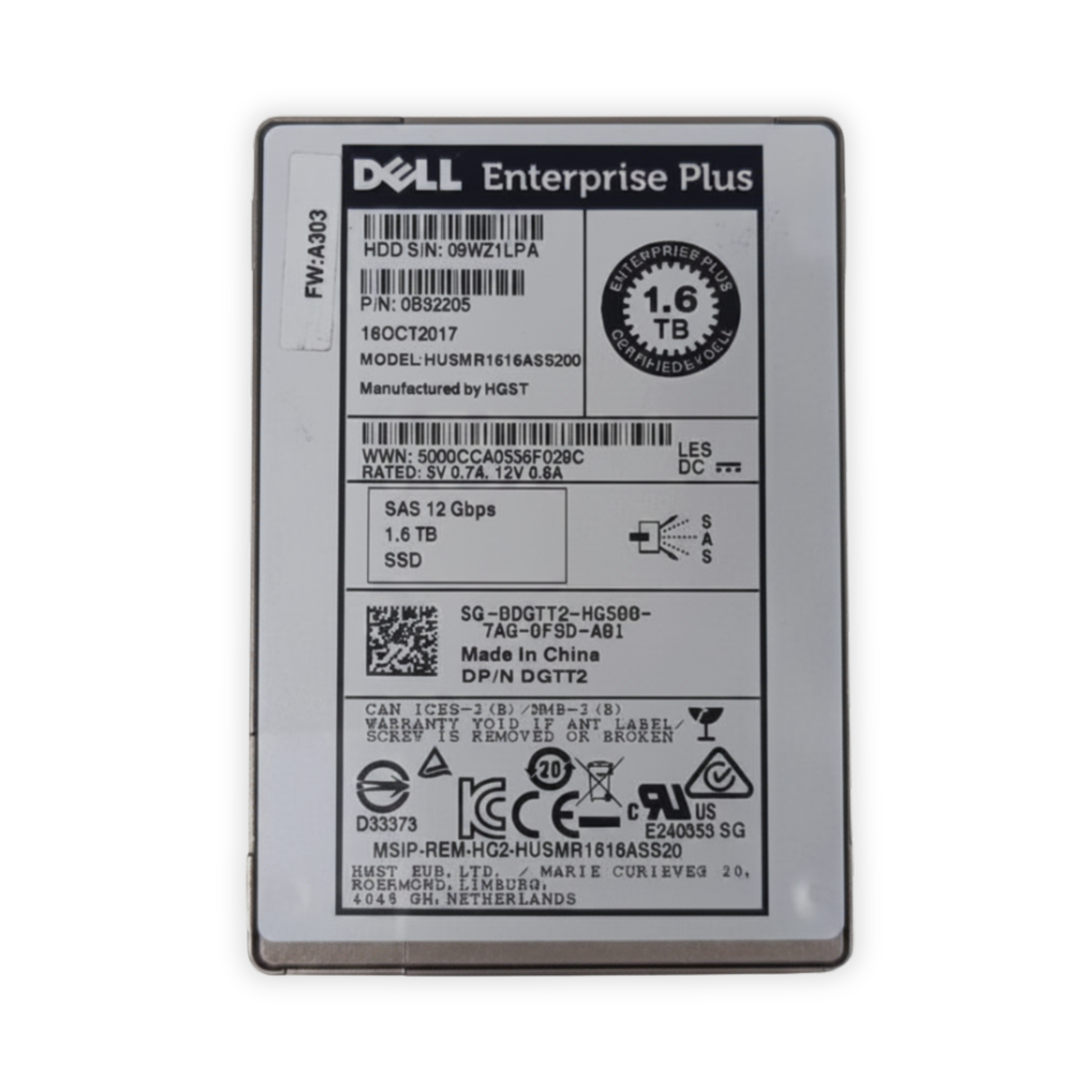 Orange Headphones Sale Social Media Graphic (8) DELL 1.6TB SAS SSD