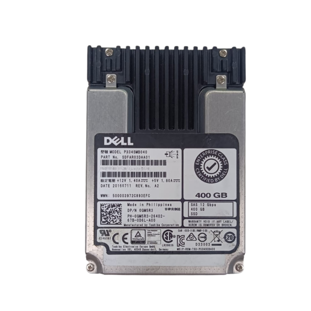 DELL 400GB SAS SSD/12GBPS DELL 400GB SAS SSD/12GBPS